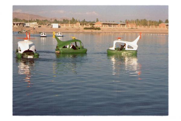 The Eyes of Earth -   My uncle took this picture in 1990 of pedal boats he built and rented out to vacationers...