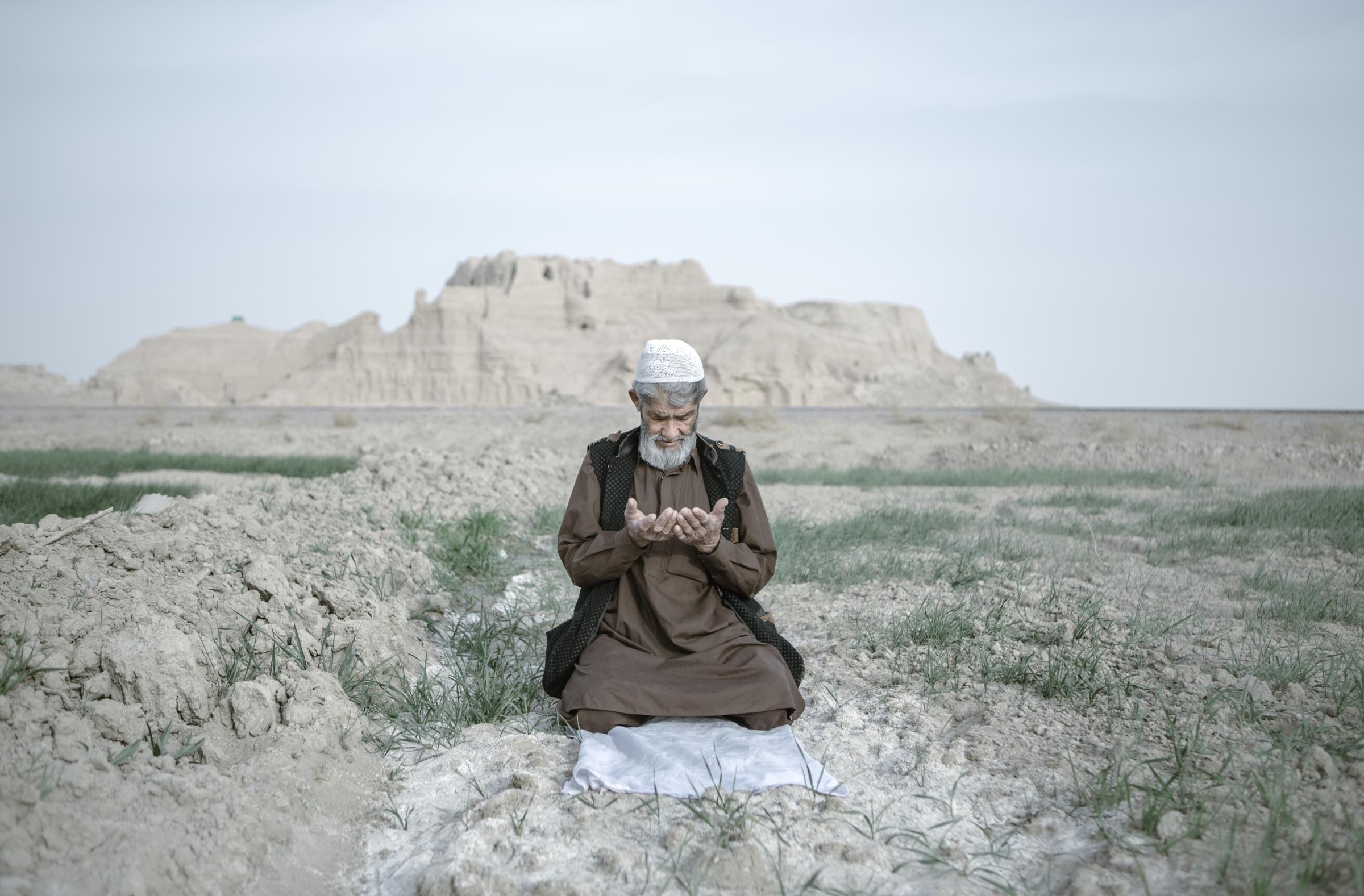 IN THE DESERT OF WETLANDS -   Mardan, 63, who is from Poudineh village in the...