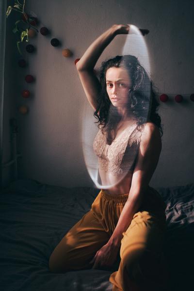 Image from PORTRAITS - Bryony, 27 years old, hoop artist from London.She came...