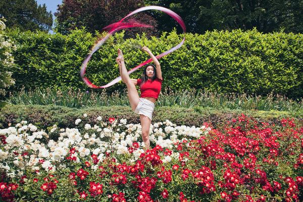 Image from PORTRAITS - Duyen Lecce is a 15 years old gymnast that has trained at...