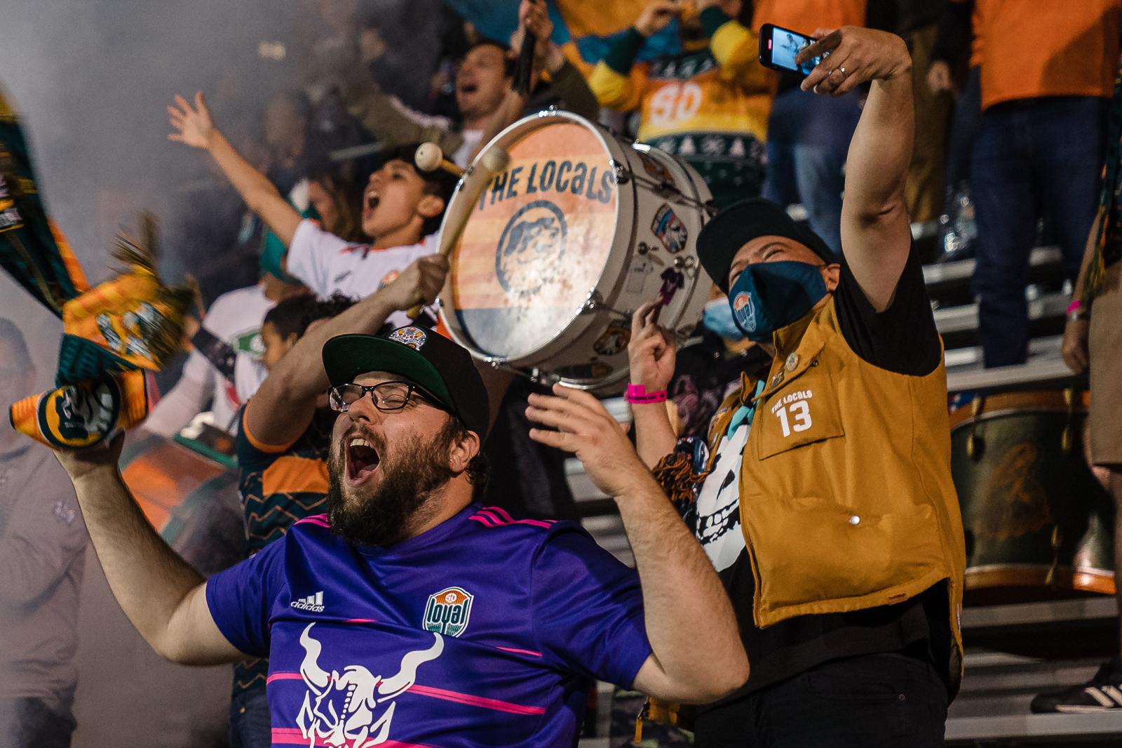 Image from United States - San Diego Loyal fans during a match against Club Tijuana...