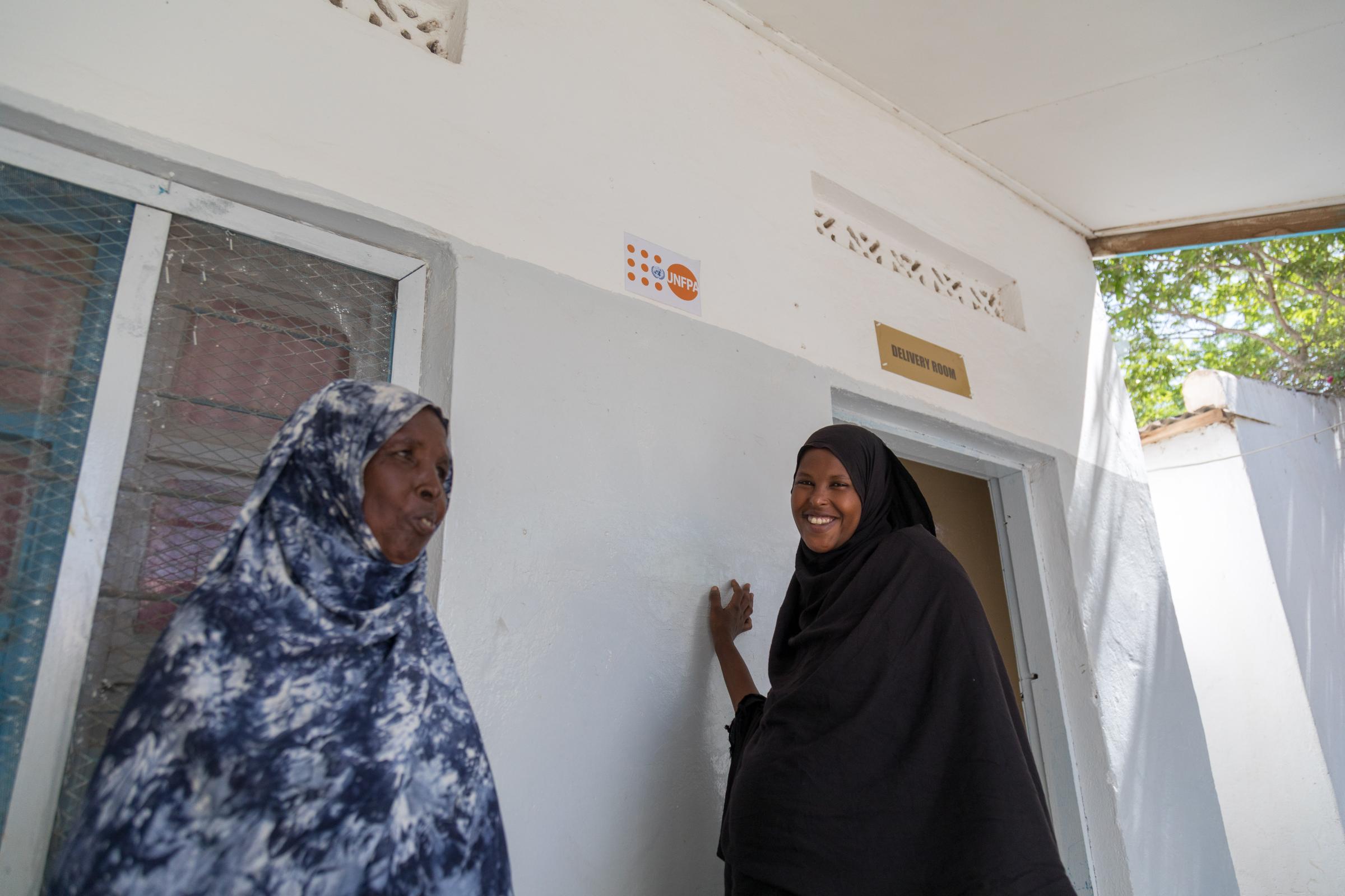 From Pregnancy to Postpartum: The Lifesaving Role of the Mohamed Moge Maternal and Child Health Center - Asma Noor, 26 years old and pregnant with her fifth child, is accompanied by her mother at the...