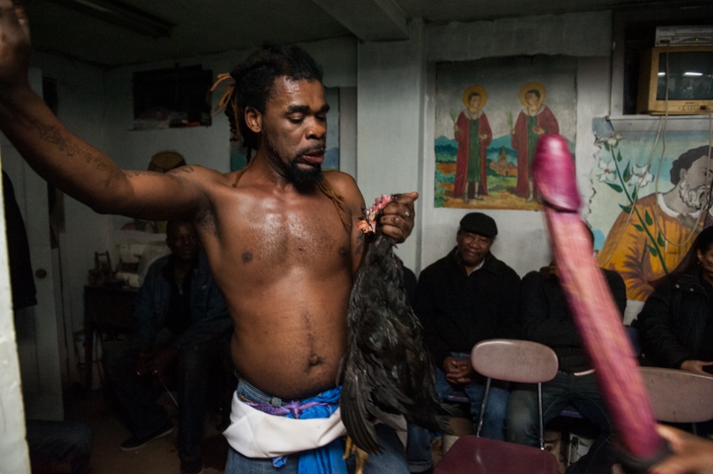 Vodou Brooklyn: Gede -  A Hougan (Vodou priest), while possessed as the Spirit...