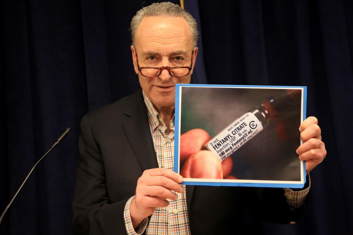 Schumer moves to sanction China over fentanyl trafficking