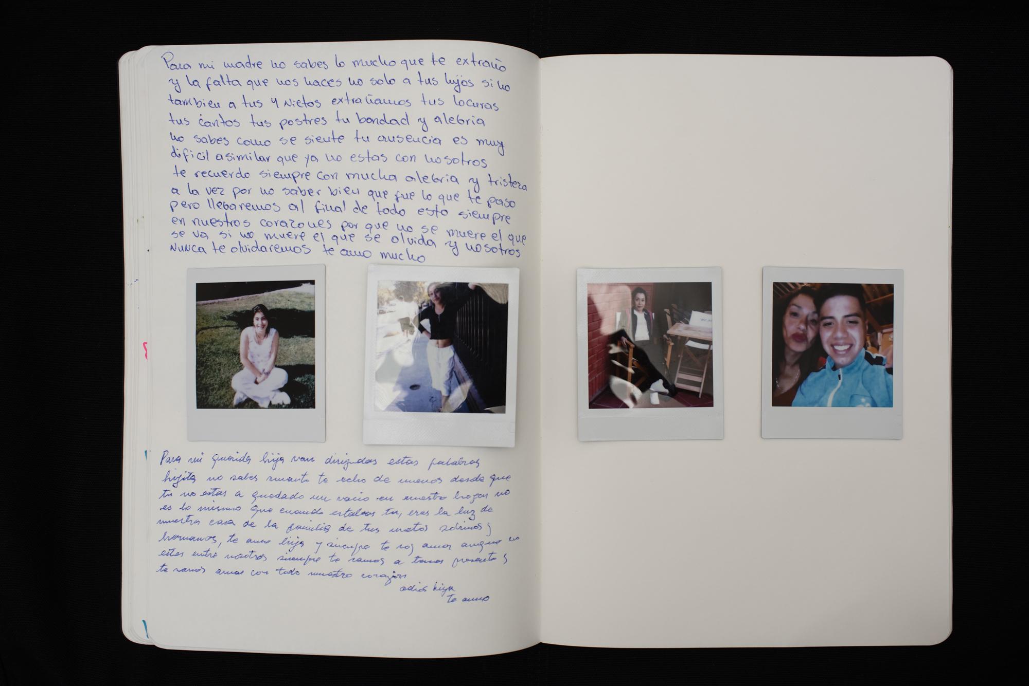 PAISAJE INVISIBLE - Javier Álvarez, Pages from the family scrapbook in honor...