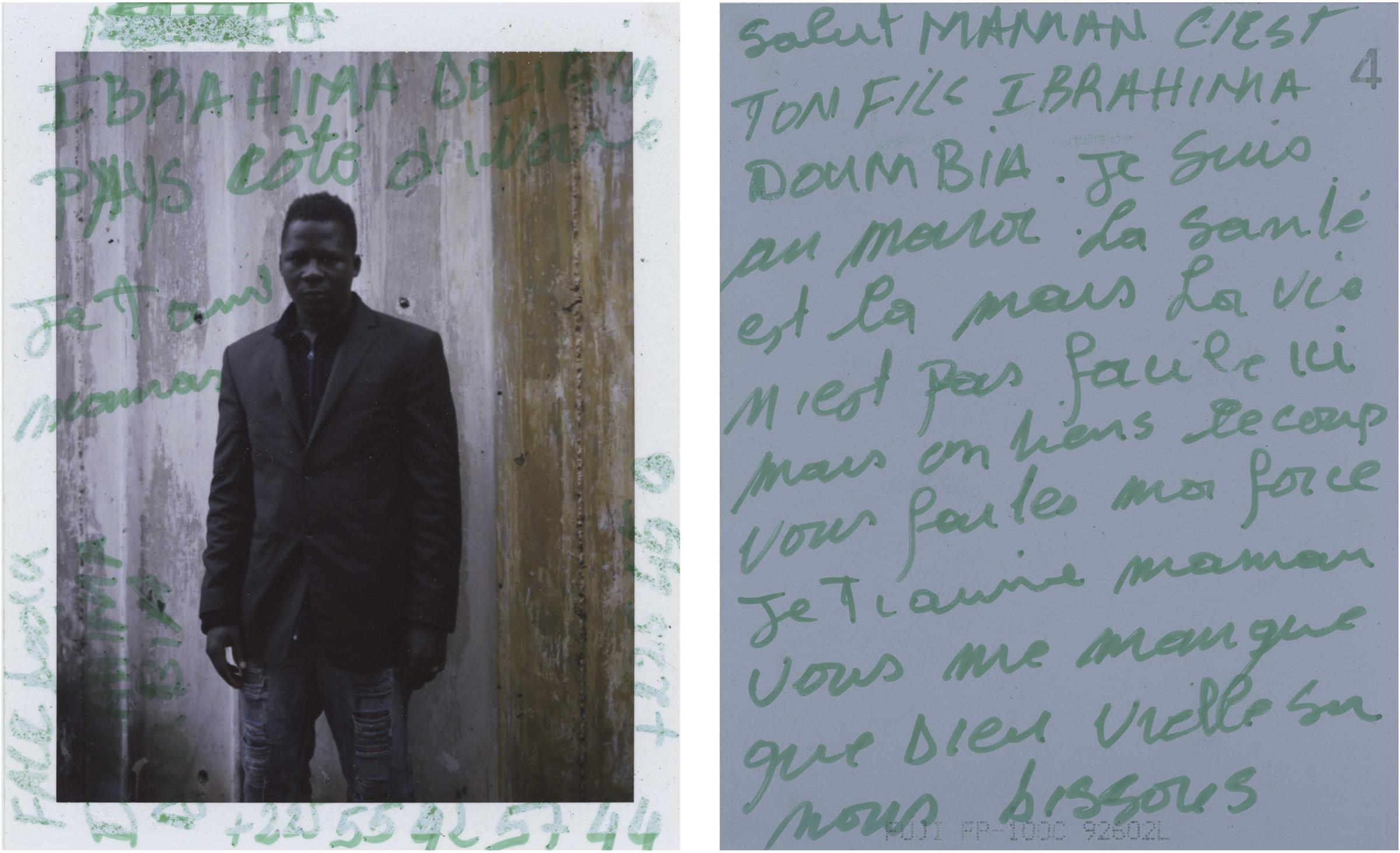 SALUT MAMAN: Postcards from afar -      Ibrahima Doumbia Country: Ivory Coast. I love you,...