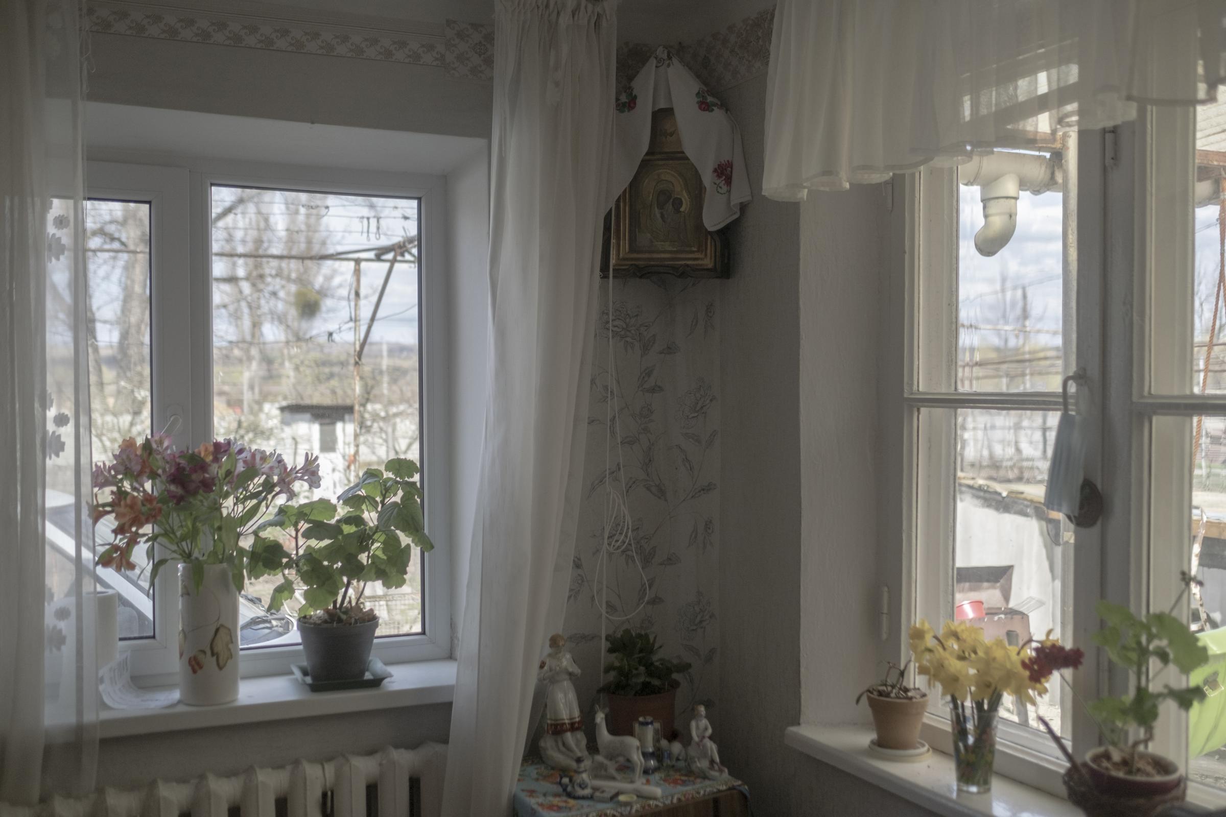 Moldovans who sheltered Ukrainian refugees at home - The interiors of Nastya's house.