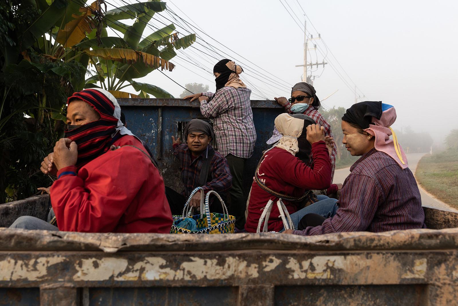 LIFE ON THE OTHER SIDE - Chiang Rai - Every morning the migrant workers from this...