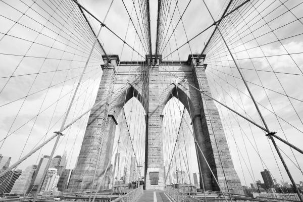 BROOKLYN BRIDGE MANHATTAN SKYLINE NEW YORK CITY NEW YORK | Buy this image