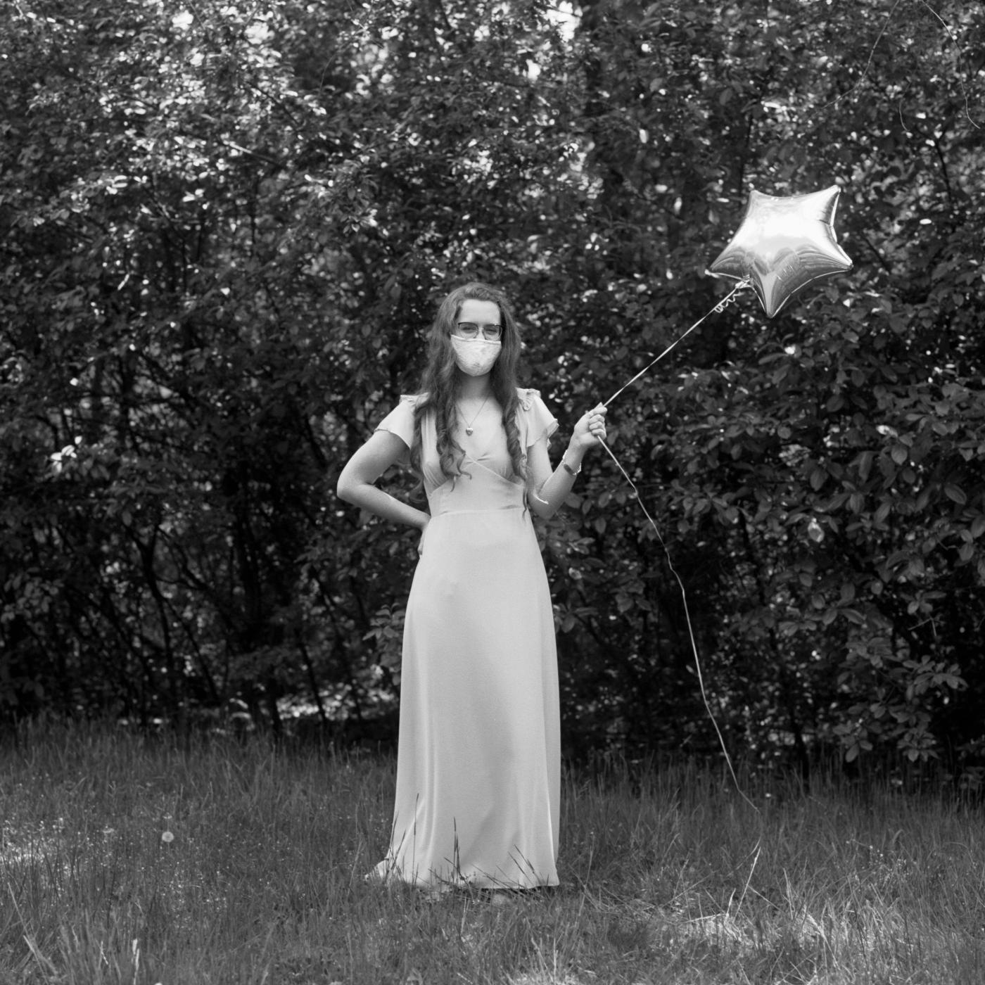 Image from Black & White  - Zandra on the day of her college graduation, May 2021