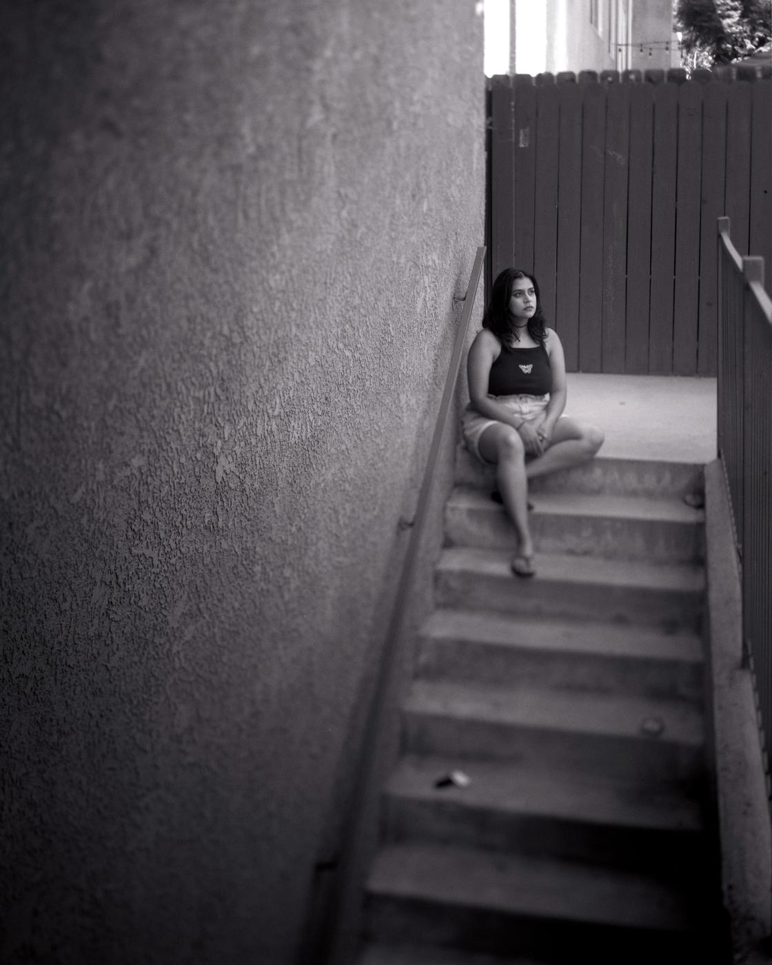 Image from Black & White  - Shefali in North Hollywood, 2021