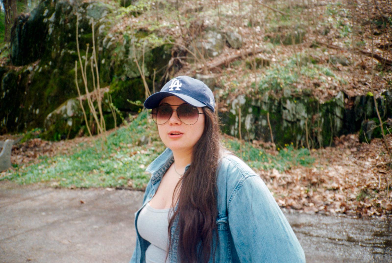 Michaela in a Park, Philadelphia, PA, April 2022