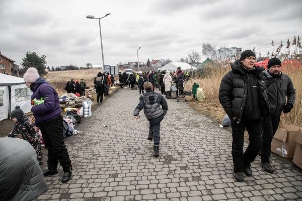 Przemsyl - Milan - From Milan to refugee centers in Poland on the border with Ukraine - Medika. Polish-Ukrainian border Medika . Frontiera Polacca- Ucraina