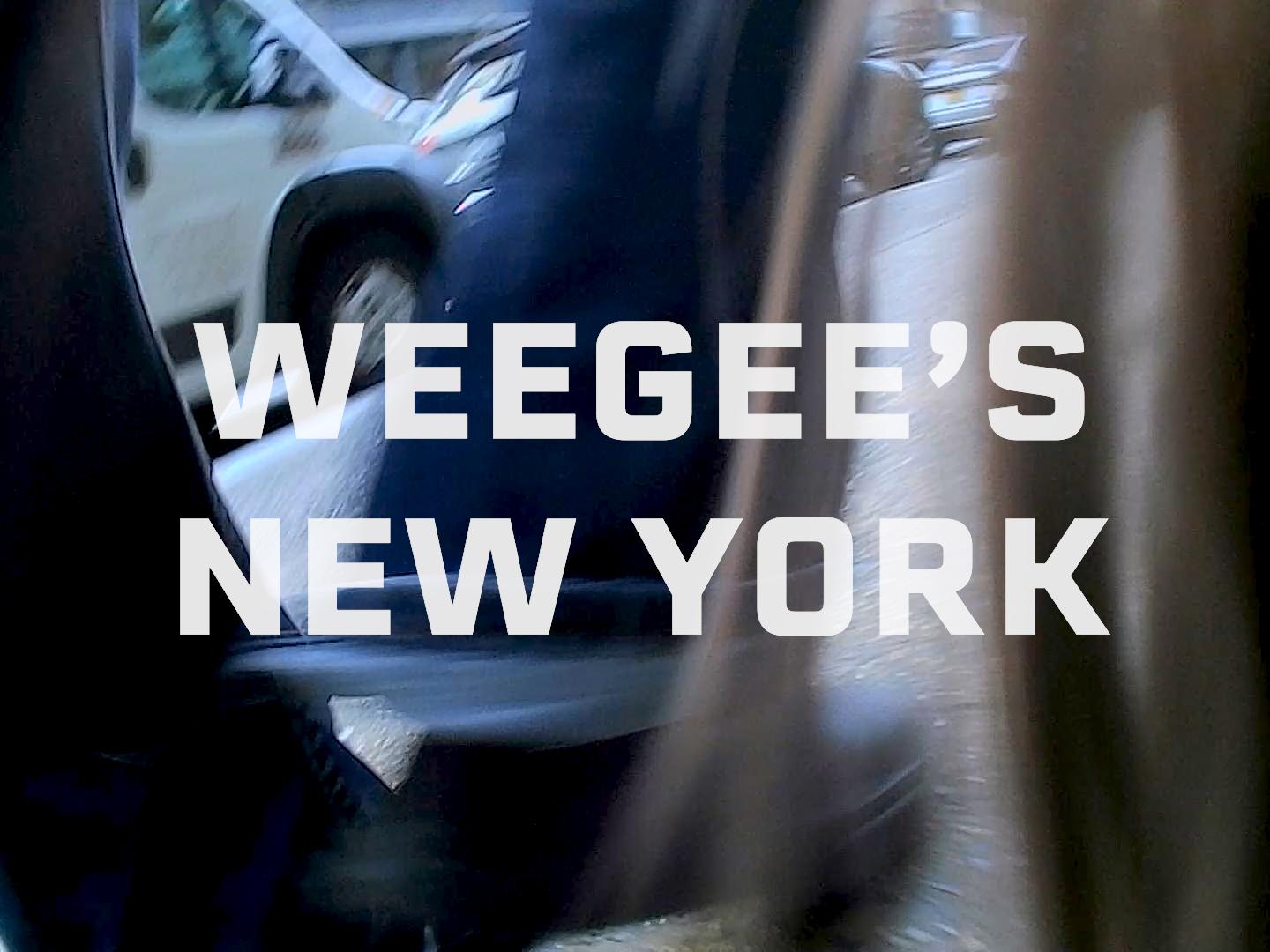 weegee's new york