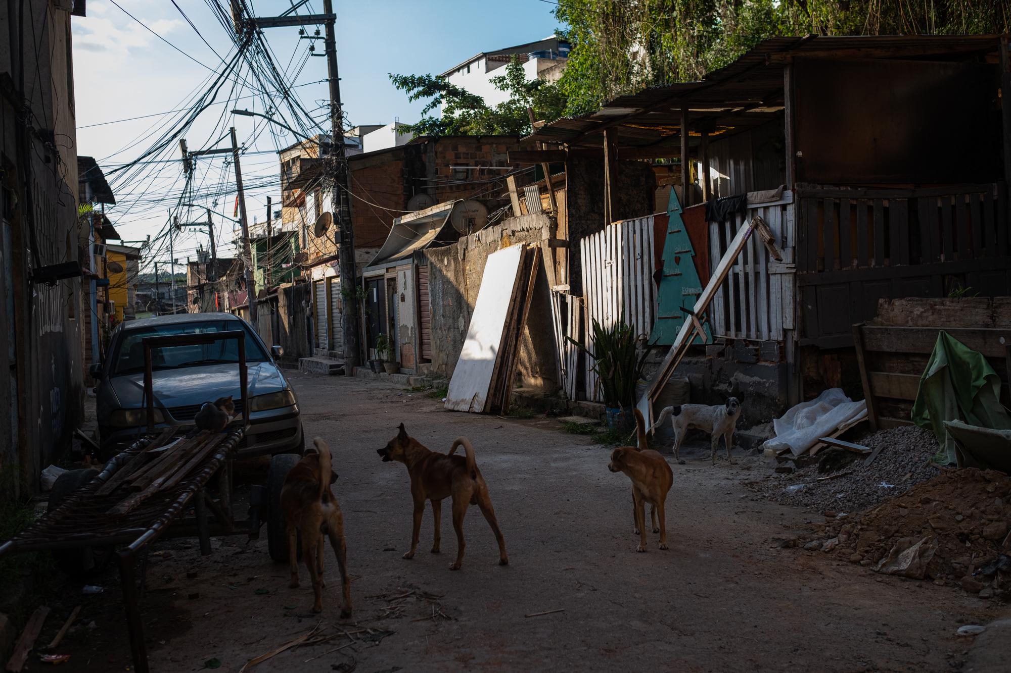 Nós por Nós - A street known as Pantanal in the City of God favela...