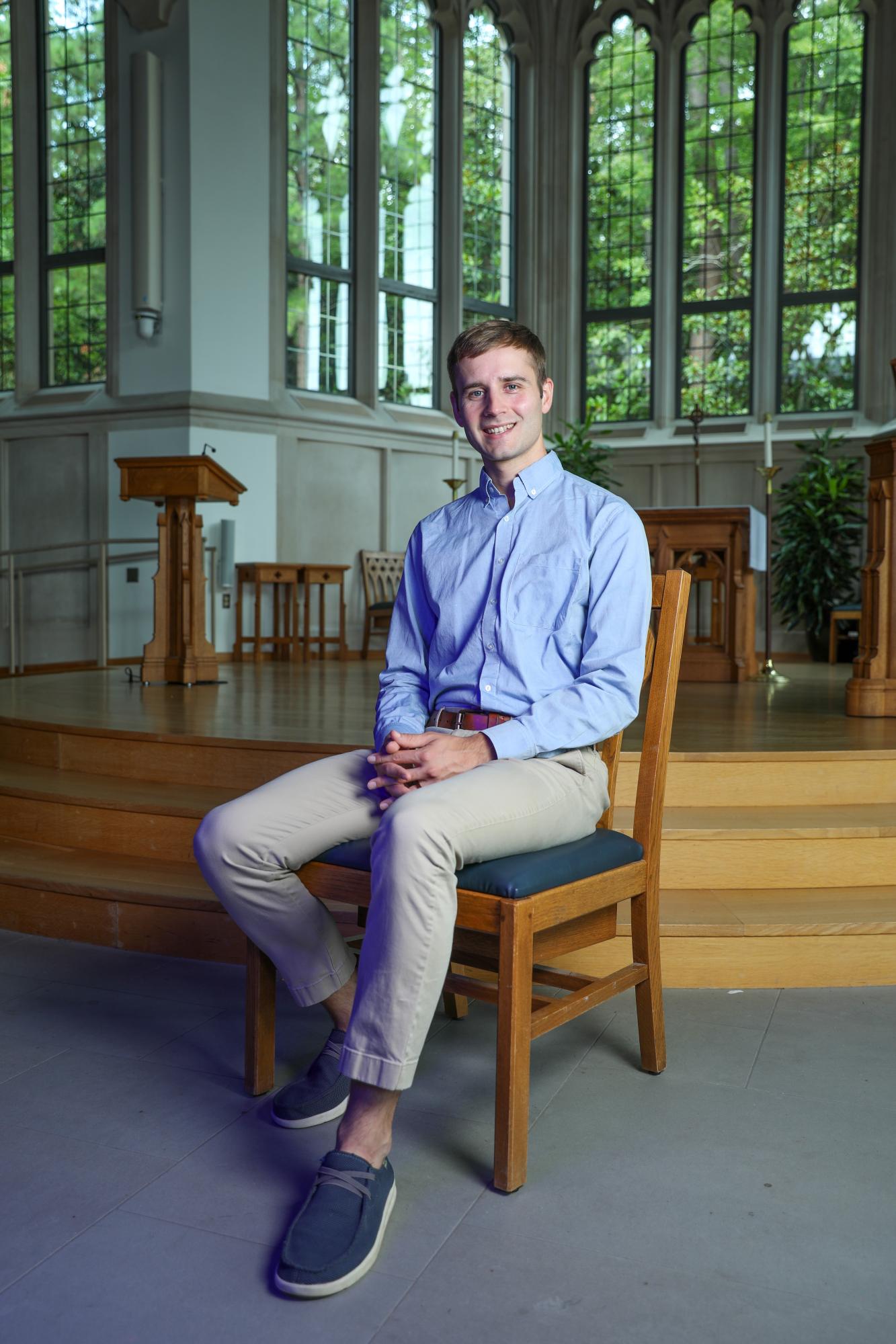 Duke Engineering  - Avery Davis Lamb poses for a portrait at the Goodson...
