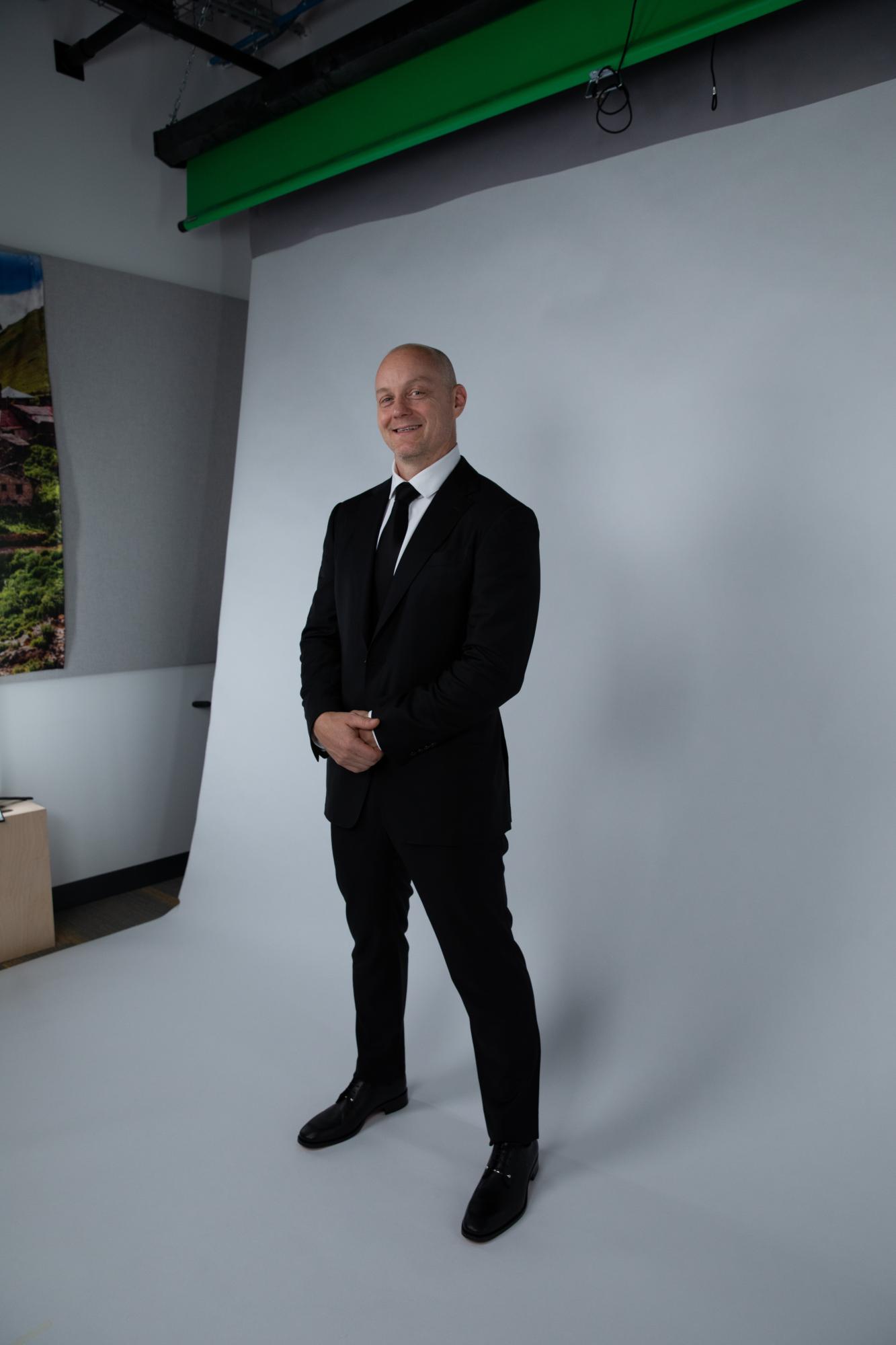 Duke Engineering  - Ken Gall poses for a Vanity Fair style photoshoot for the...