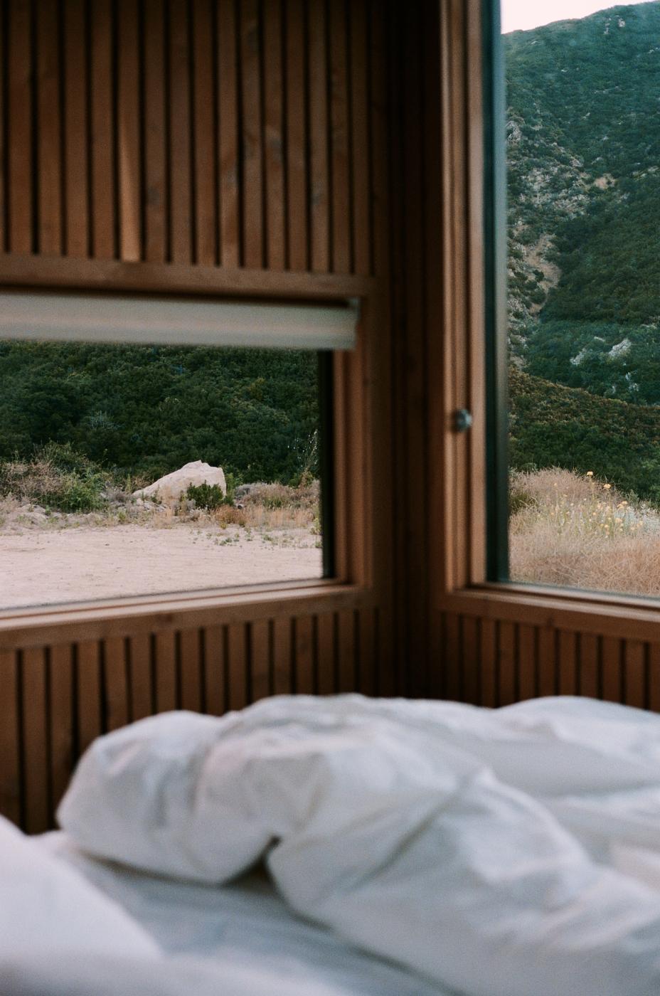 New work for Find Sanctuary-- a micro-cabin travel experience tucked away in the San Bernardino Mountains