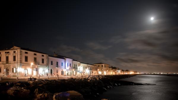 Marina di Pisa by night | Buy this image