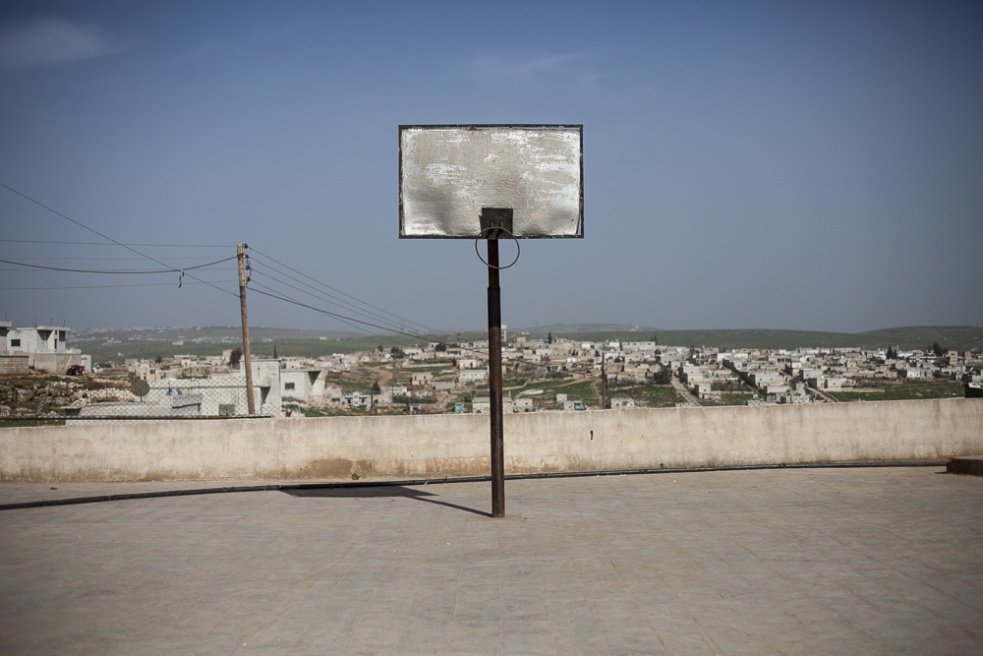 March 2013, Playground in Alnkair, Hama province.