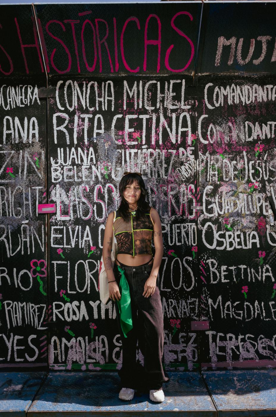 Fuego Feminista - Arlene Molina, poses for a portrait at the gazebo of...