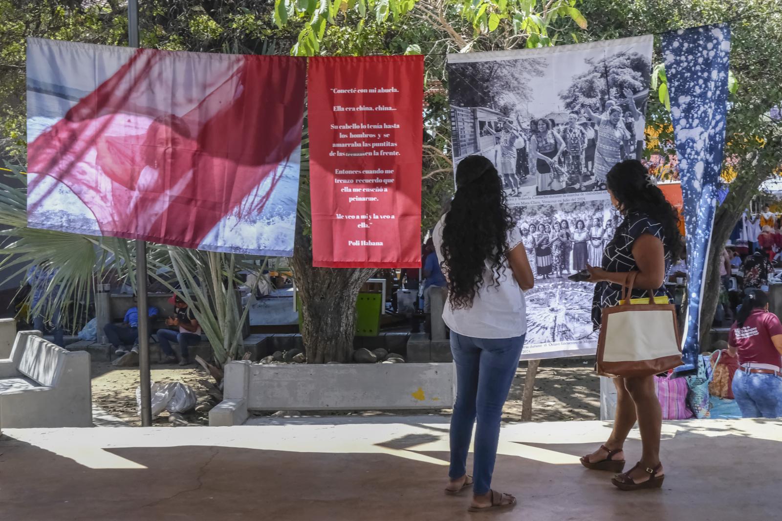 Community exhibition 'Our Women Ancestors are Here' in Oaxaca, Mexico. -   
