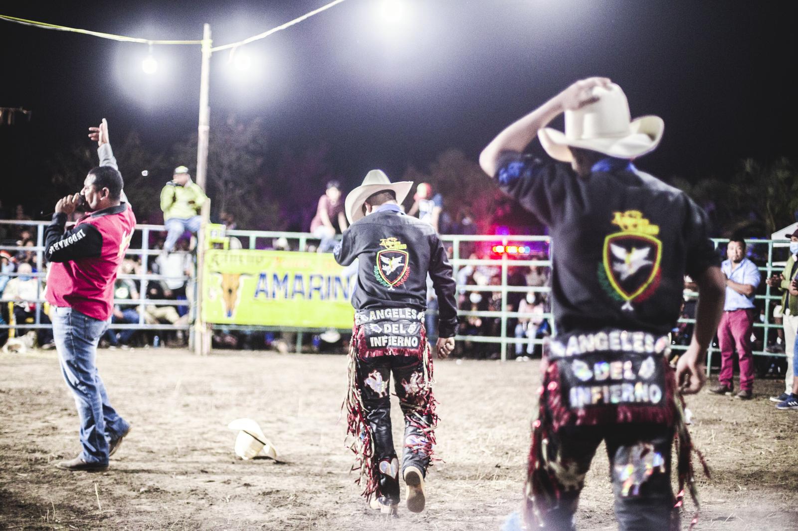 Jaripeo migrante, the FMX group organized the fair of the first section of Tehuitzingo, Puebla,...
