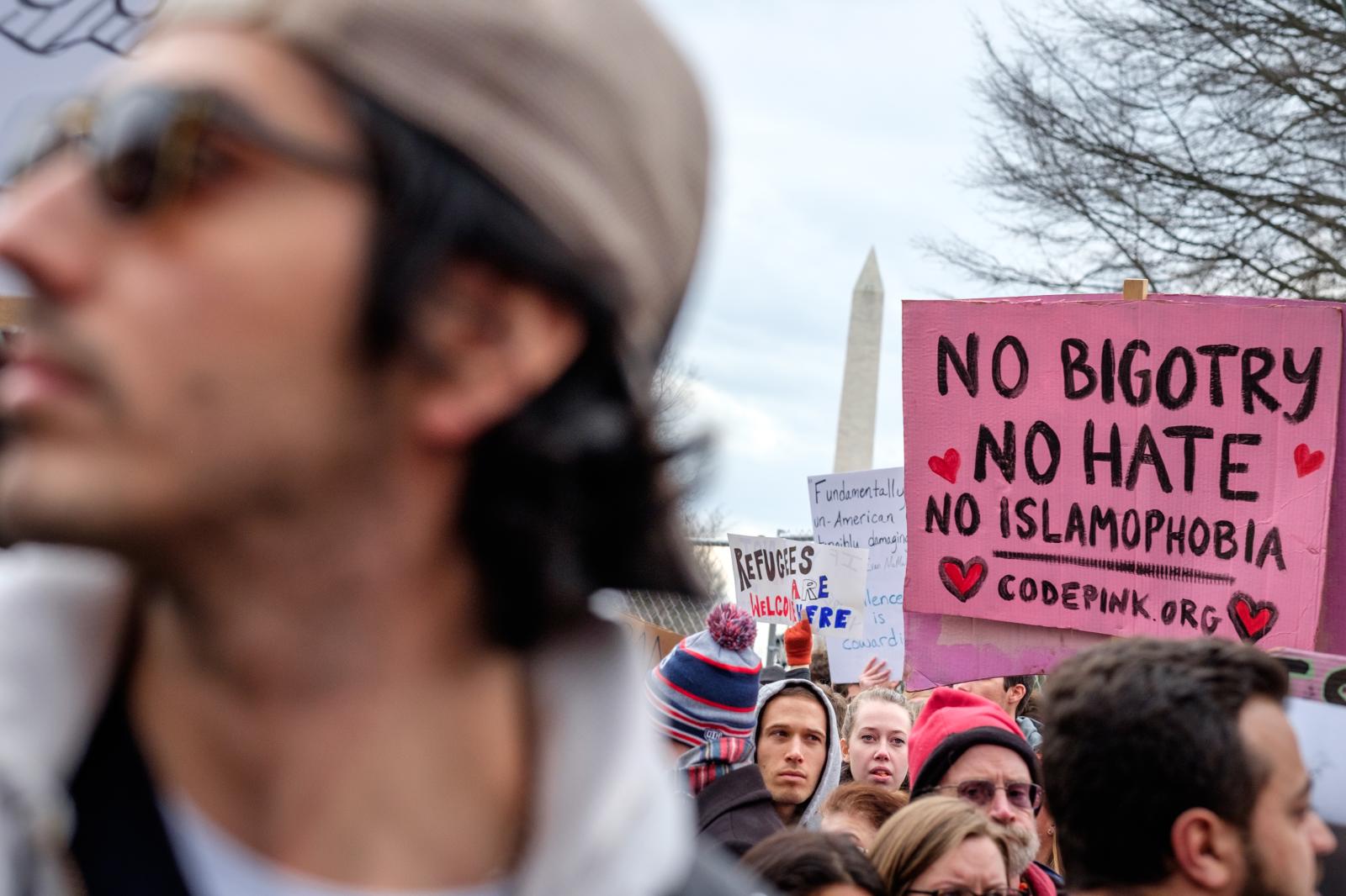 Anti-Immigration Ban Rally