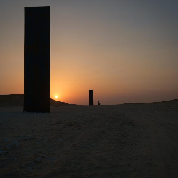 Richard Serra's Sculpture East-West/West-East | Buy this image