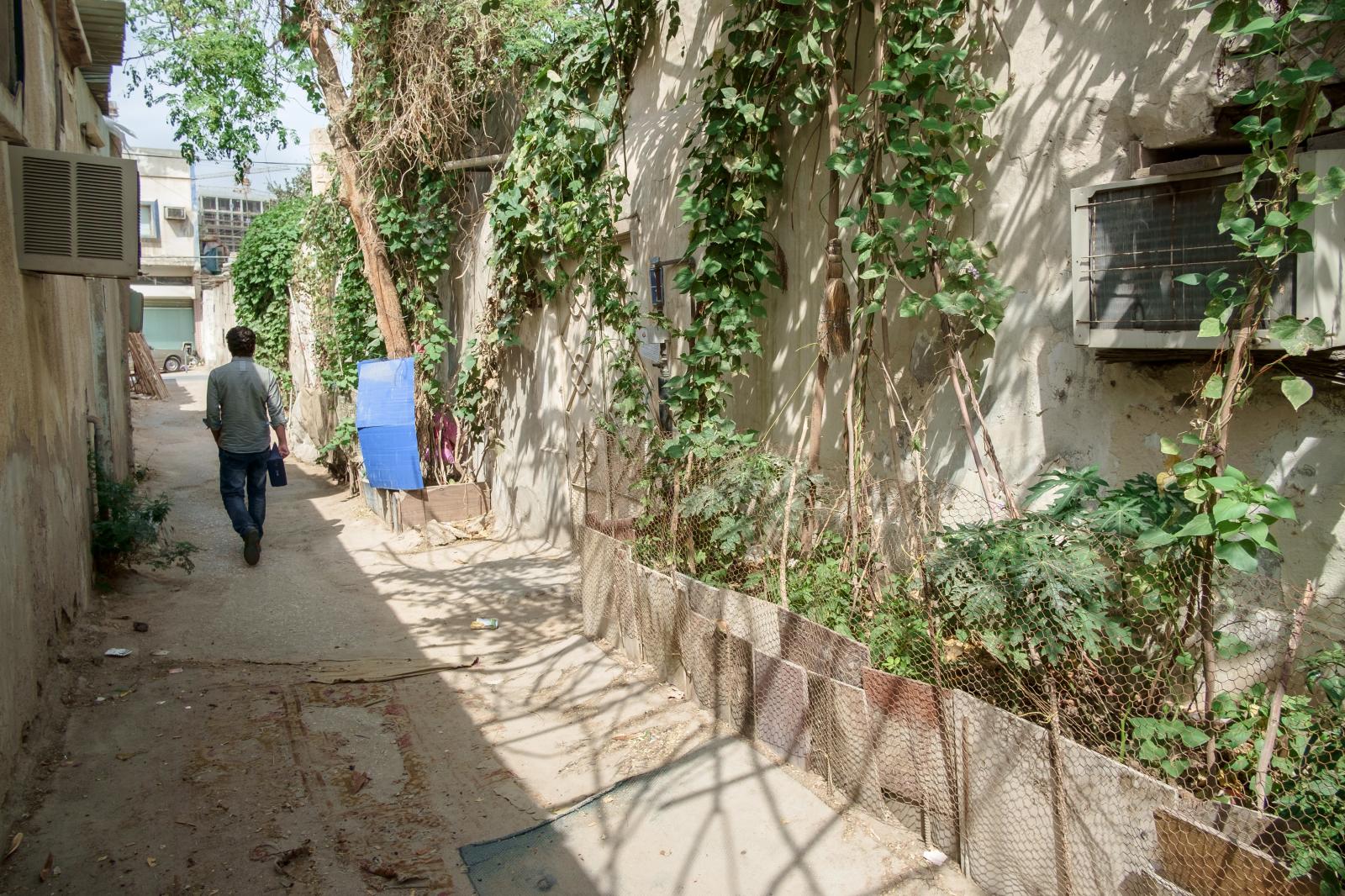 Back Street in Doha, Qatar