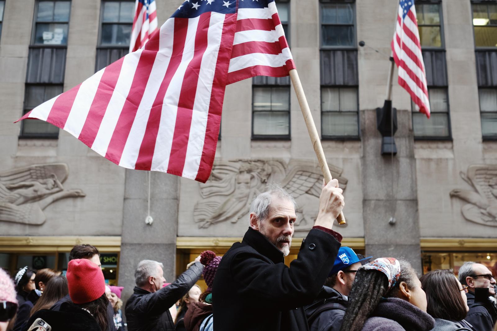 Woman&#39;s March. New York City, 2018