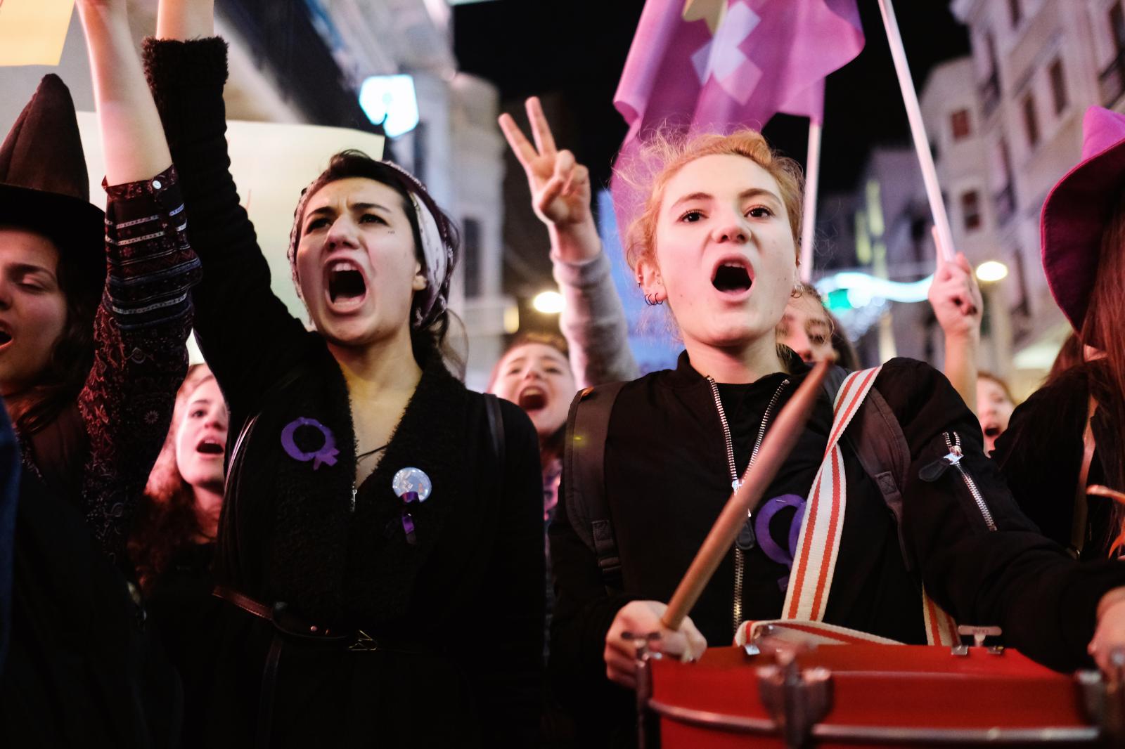 Feminist Night March. Istanbul, 2017