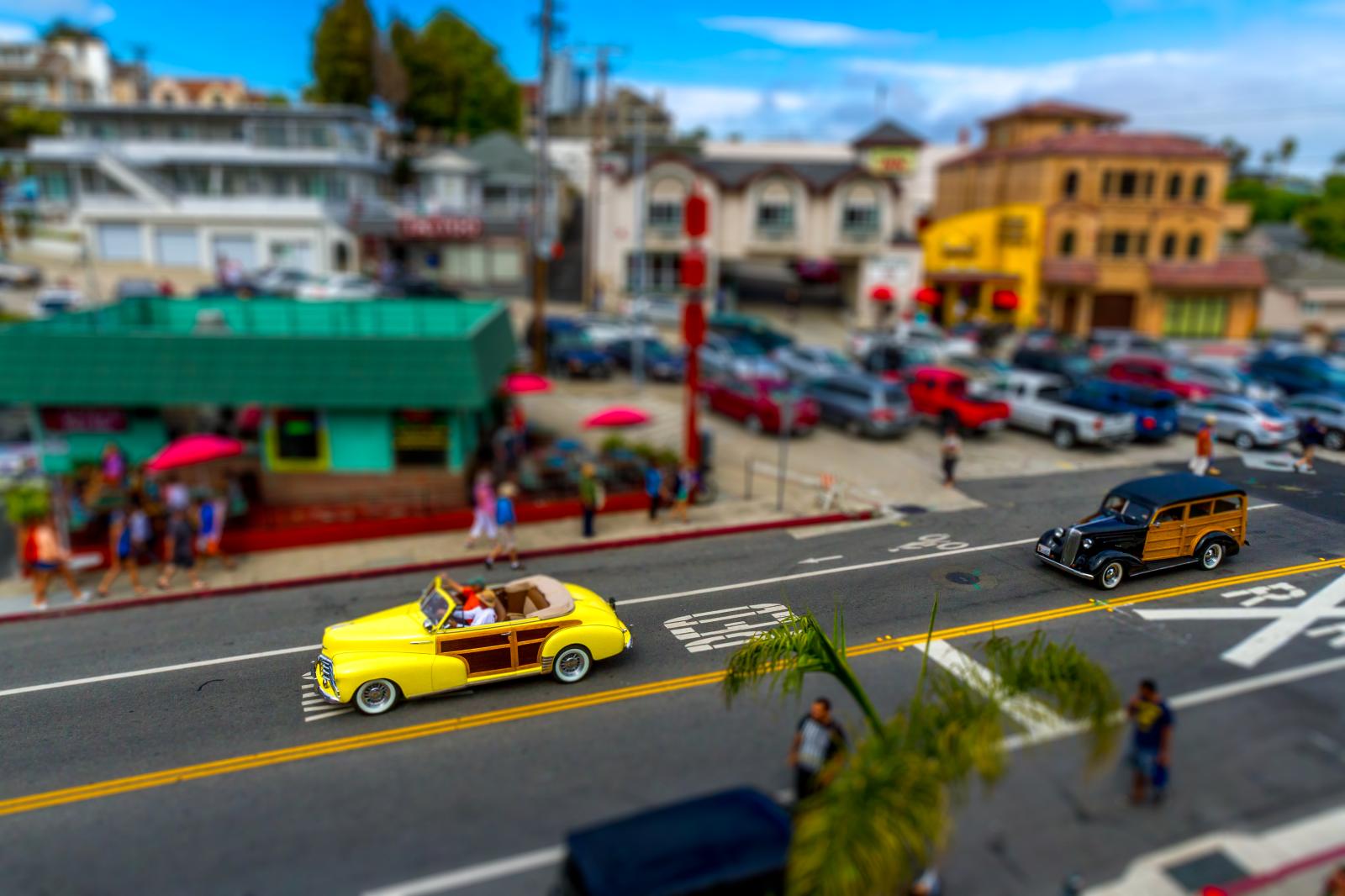 Yellow Woodie Tilt shift | Buy this image