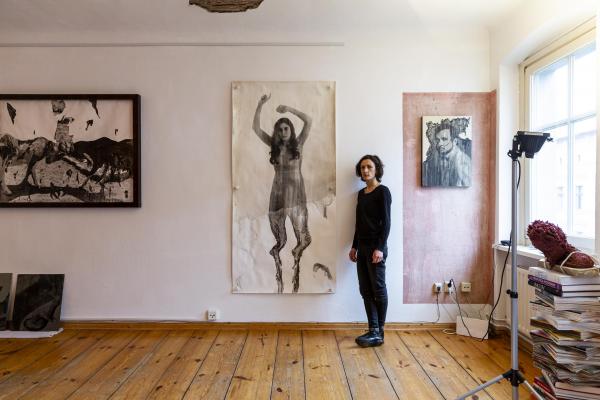 Image from Portrait - Valentina Murabito in her atelier, Foto Artist.