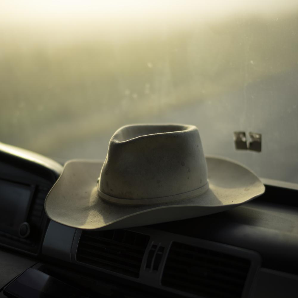 Camargue Climate Change - Manadier Jean-Claude Groul's hat sits on the...