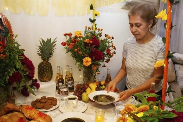 Photographs, Costumes and Masks of the Día de Muertos (Day of the Dead) 2024.