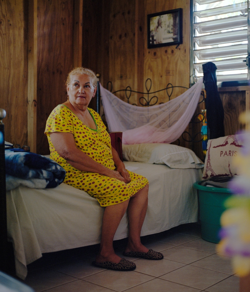 My grandmother, Amparo, sits an...e, Puerto Rico, February 2018. 