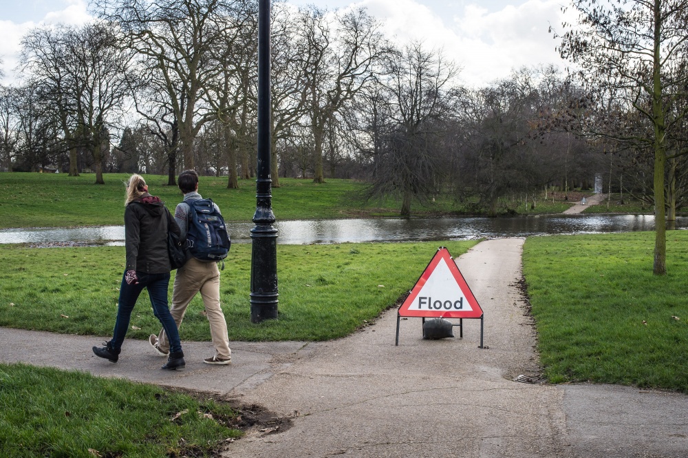Hyde Park, London (UK) 21.02.20... the wettest January since 1910