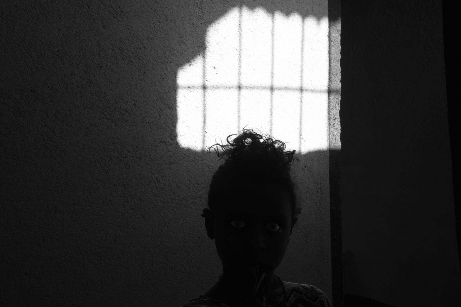 The imprisoned girl has no faul... with her mother. Adwa Ethiopia