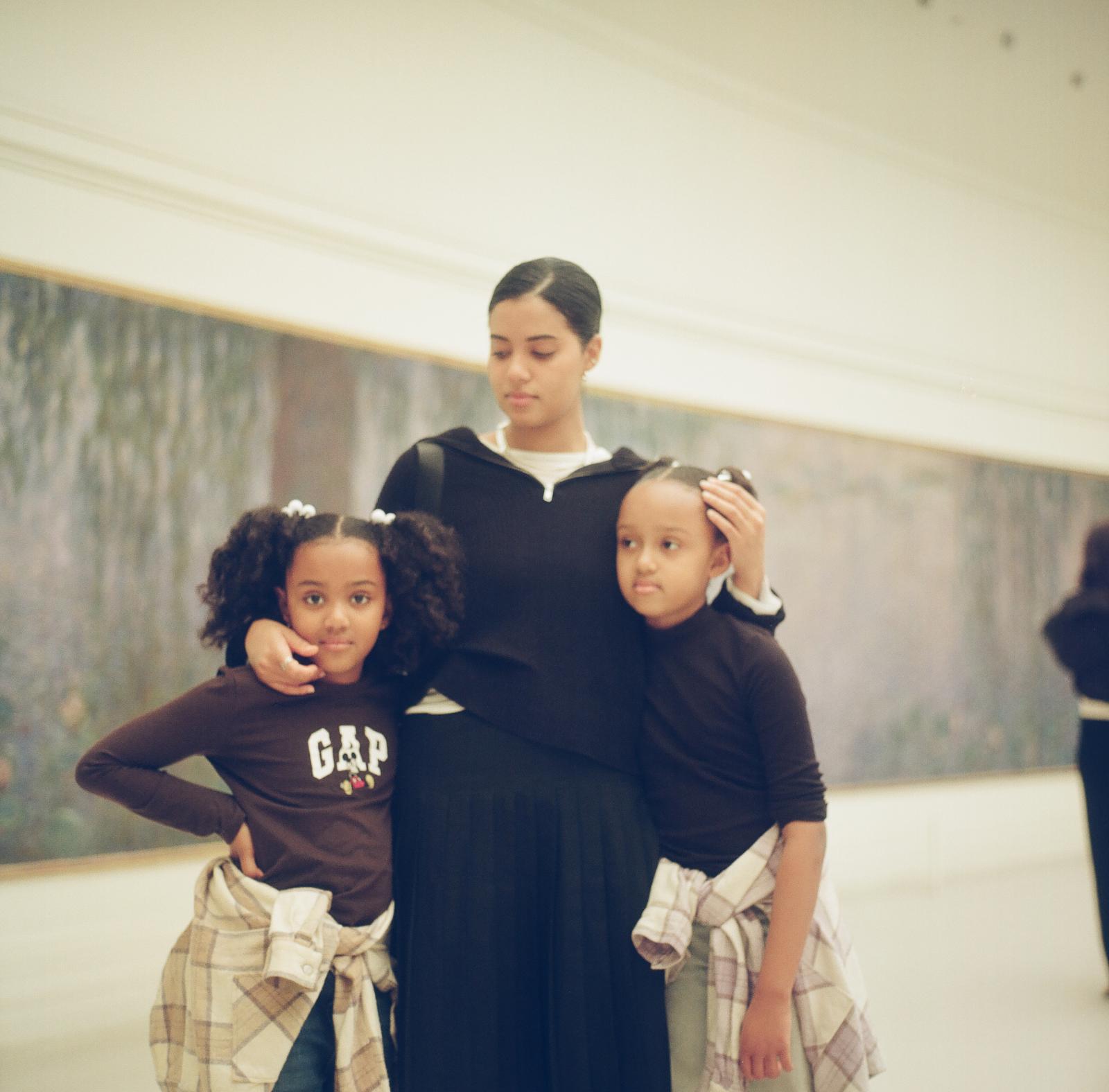Sisters Lea, Chlo&eacute; a...;Orangerie. Paris, France, 2024