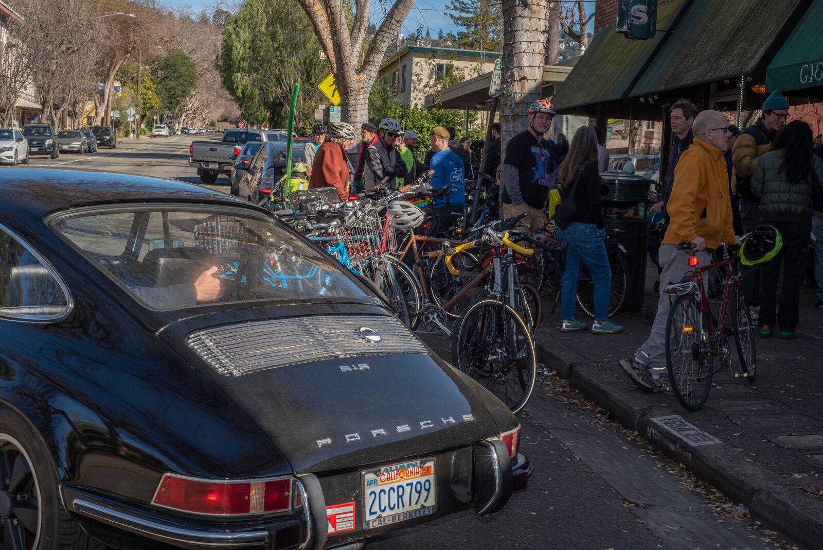 Image from Around Berkeley (2022-2025) - Supporters and opposers to the protected bike lane...