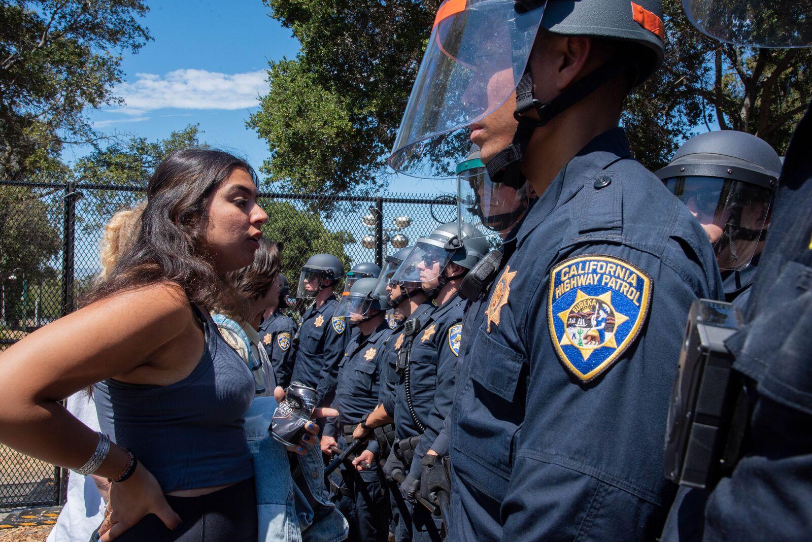 Image from Around Berkeley (2022-2025) - Activists and protestors occupy People's Park after UC...