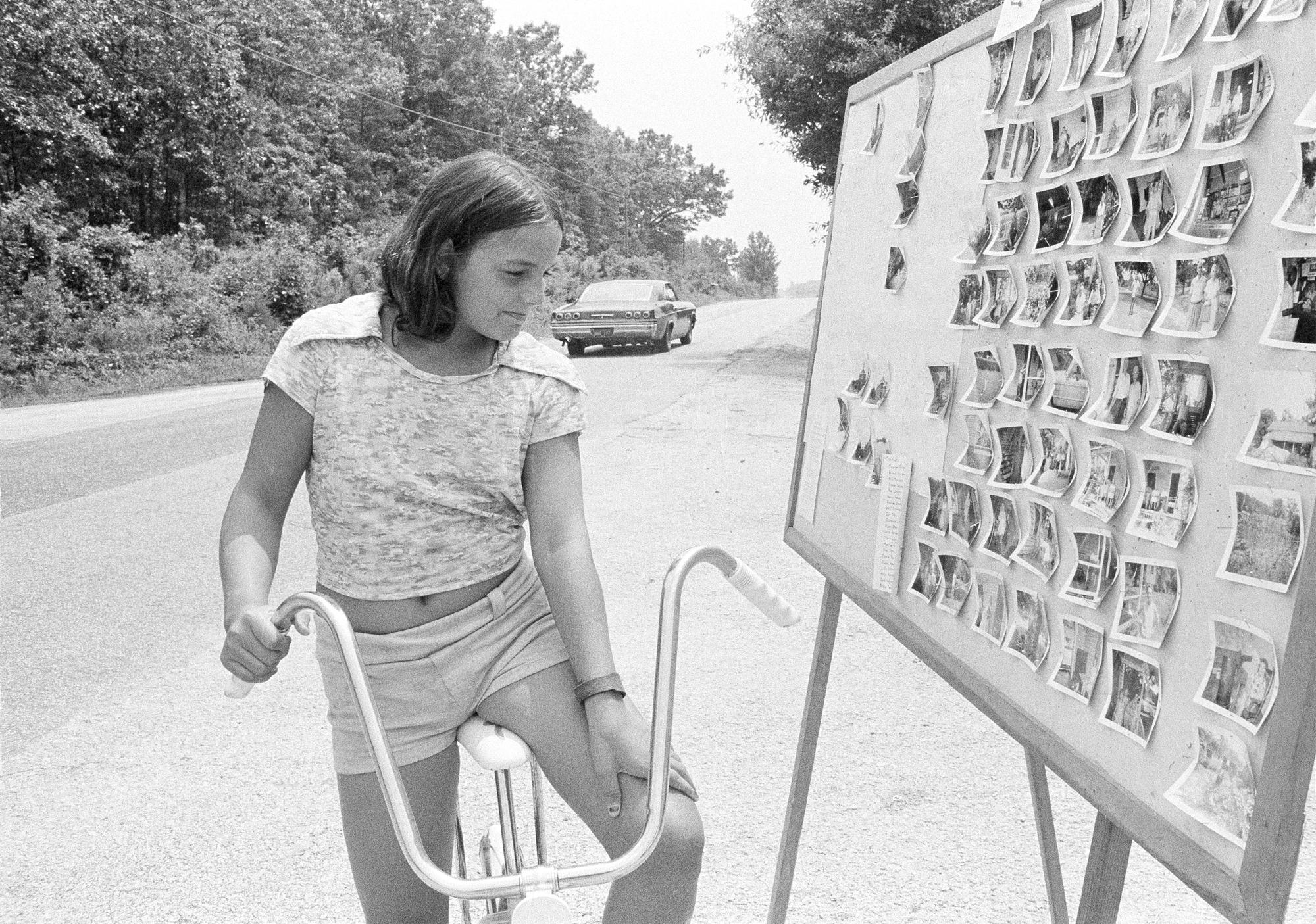 A Photographic Genealogy - The History of Lando - Bulletin board announcing Bicentennial show of student...