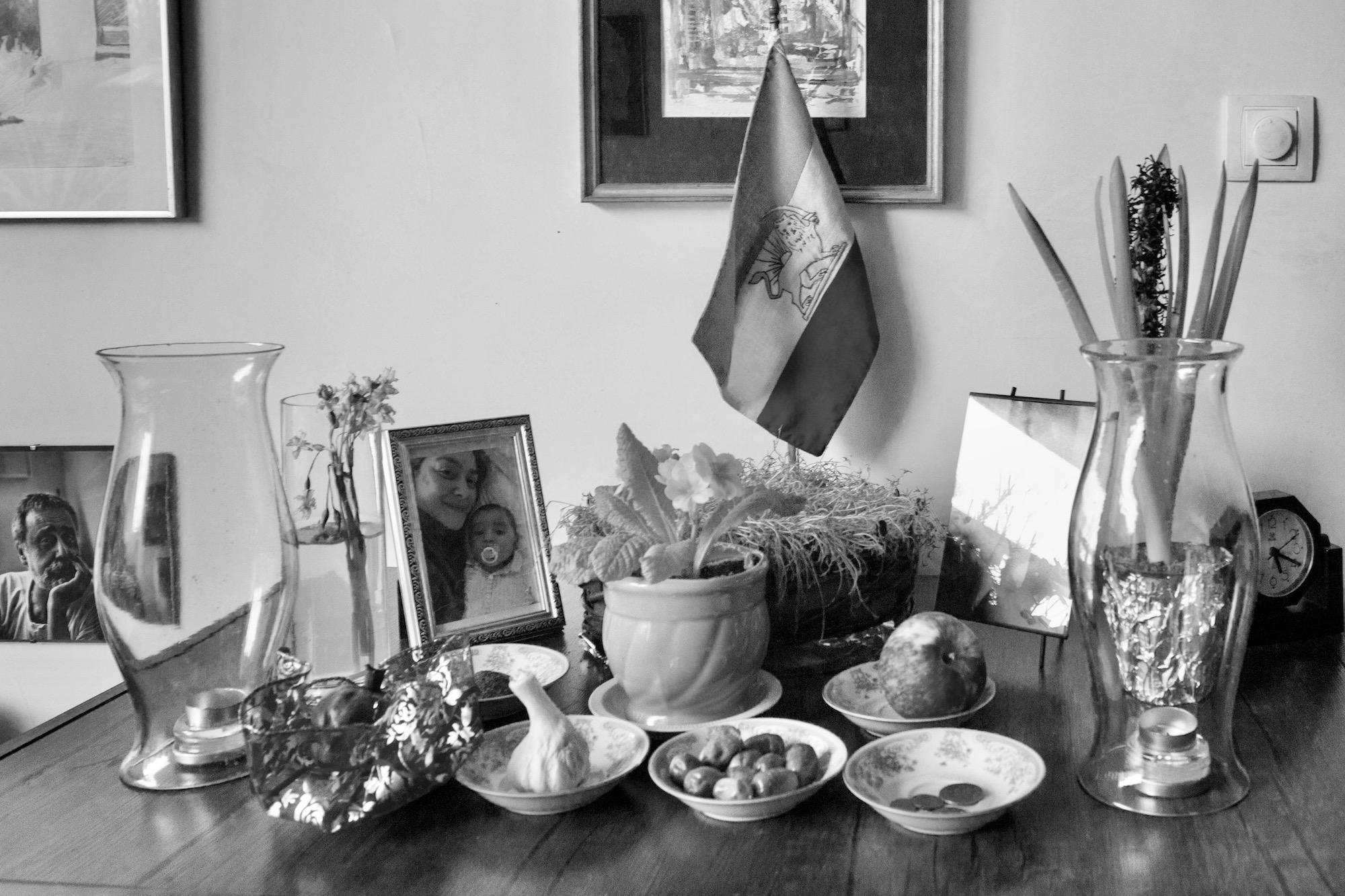 Iraniyat ("being Iranian") -    The table of the Persian New Year in an Iranian house....