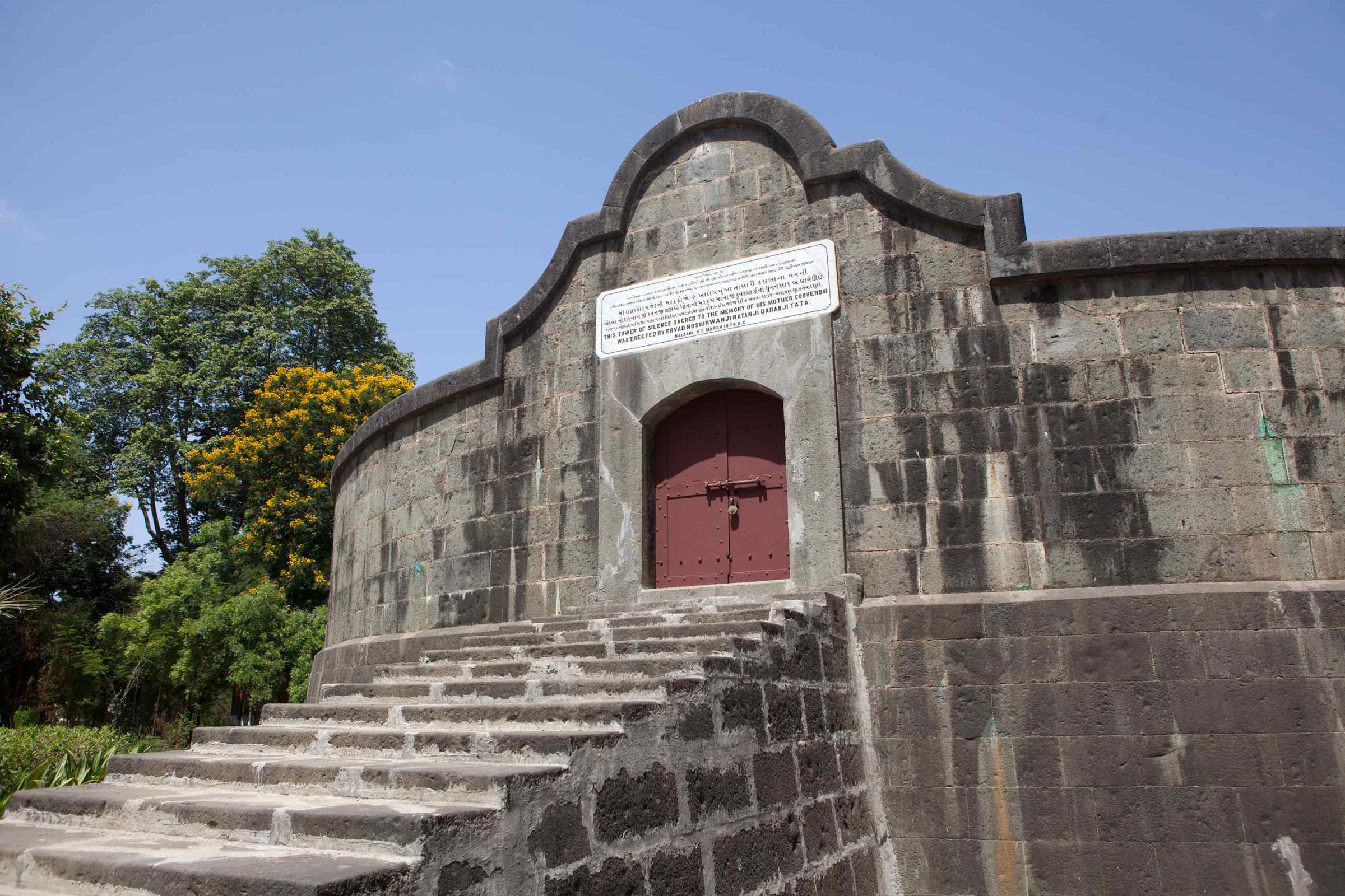 In memory of Greater Iran: The Zoroastrians of Navsari - This ‘new’ dakhma was erected in 1878 by...