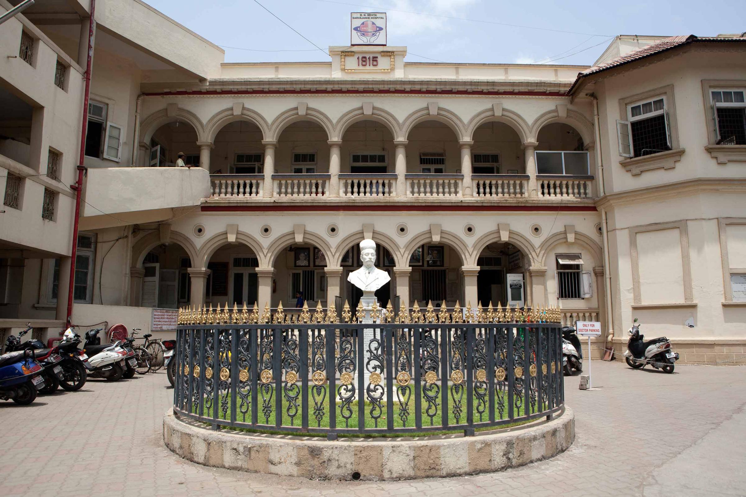 In memory of Greater Iran: The Zoroastrians of Navsari - Popularly known as the Parsi Hospital, Dorabji Nanabhoy...