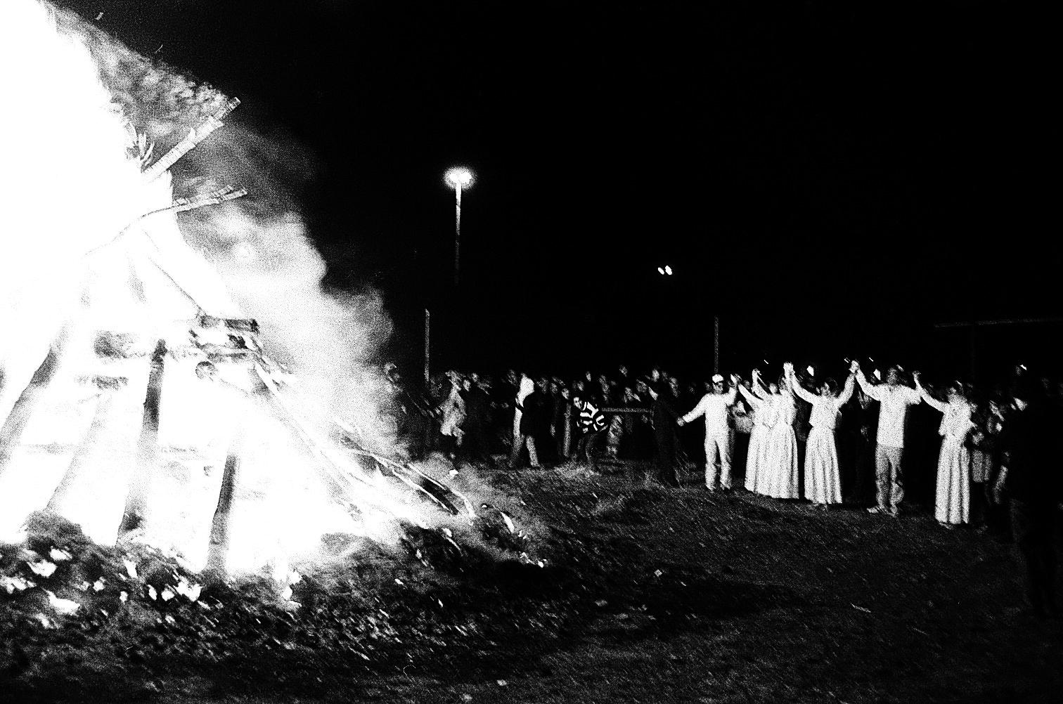 Children of Mazda - Sadeh festival, festival of fire, Varjavand, Karaj, Iran.