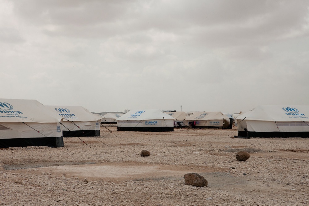 Zaatari refugee camp in Jordan....n crisis of this young century.