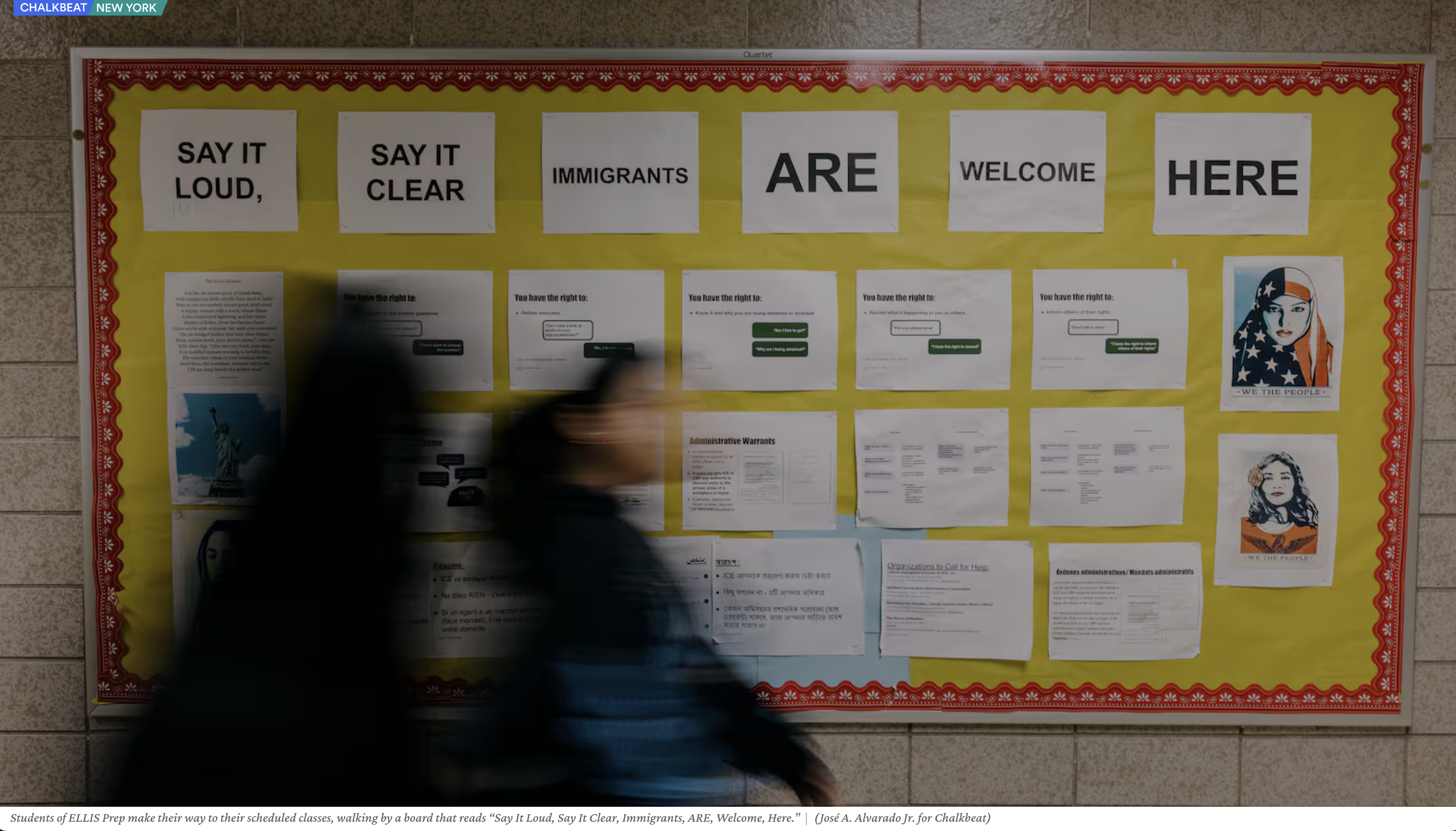 for Chalkbeat: Their student was detained by ICE. Now this Bronx school is rallying to get him back.