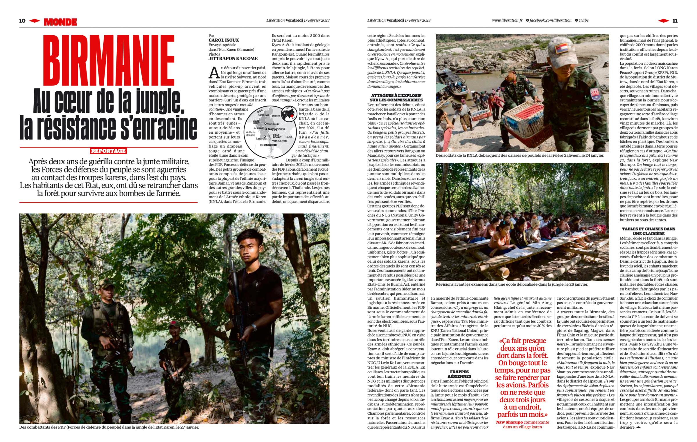 Published Work  -  LIBERATION   Burma: In the Heart of the Karen Jungle,...